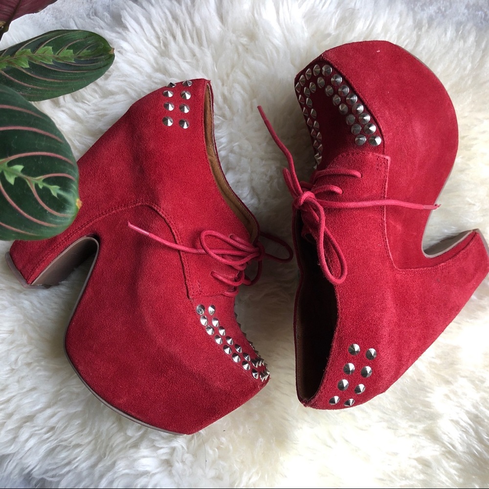Jeffrey Campbell studded booties